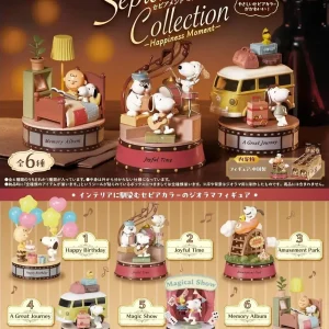 Re-Ment Snoopy Happiness Moment PVC Figure - Collectible Decor