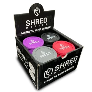 Shred Master Hemp Grinder 2 Piece 12CT Magnetic