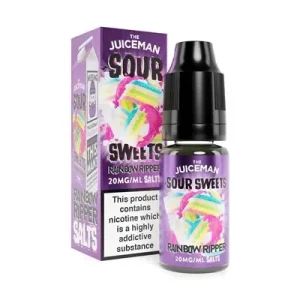 SOUR RAINBOW RIPPER 10ML NIC SALT THE JUICEMAN Pack of 10