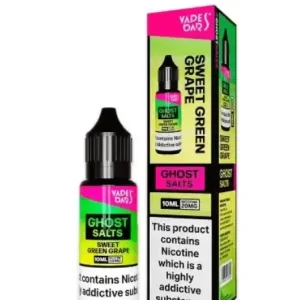 Sweet Green Grape Ghost Nic Salts Vape Bars