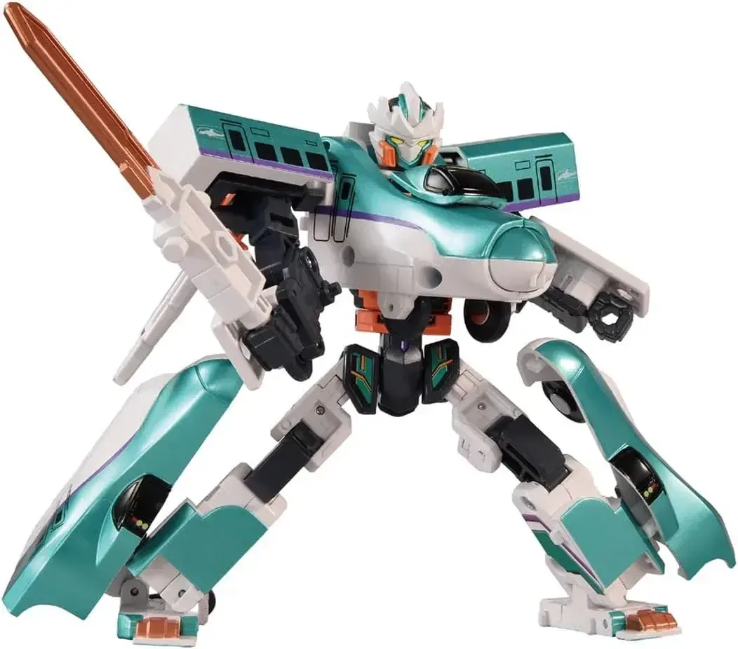 Takara Tomy Plarail Shinkalion H5 Hayabusa Robot Train Figure
