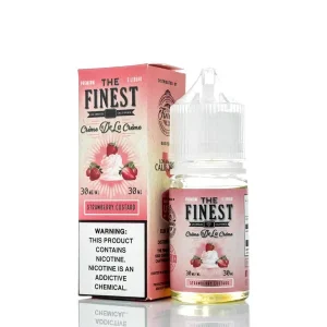 The Finest E-Liquid – Salt Nic Series – Creme De La Creme – Strawberry Custard – 30ml (DISCONTINUED)
