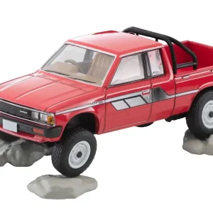 Tomytec 1/64 Scale Tomica Vintage Neo Datsun Truck 4WD King Cab Red