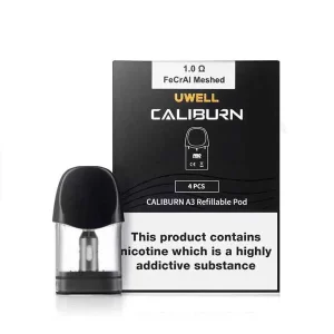 UWell – Caliburn A3 Pods 1.0ohm (4ct) –