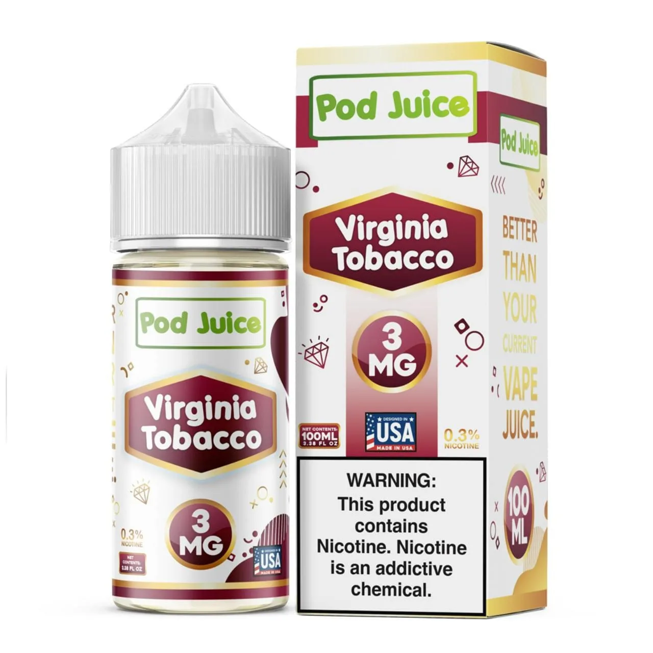 Virginia Tobacco Pod Juice 100mL