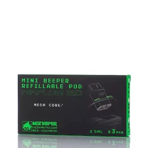 WIZVAPOR Mini Beeper 2.0 Replacement Pods (DISCONTINUED)