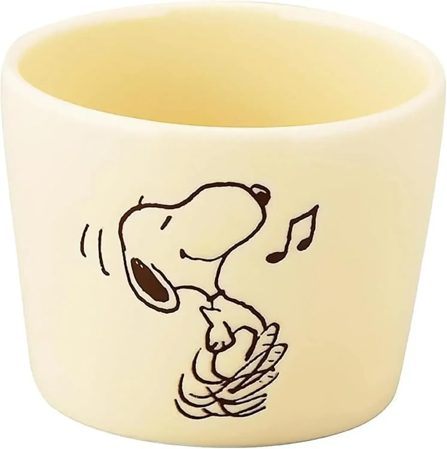 Yamaka Peanuts Snoopy Porcelain Dessert Cup, 230ml, Made in Japan