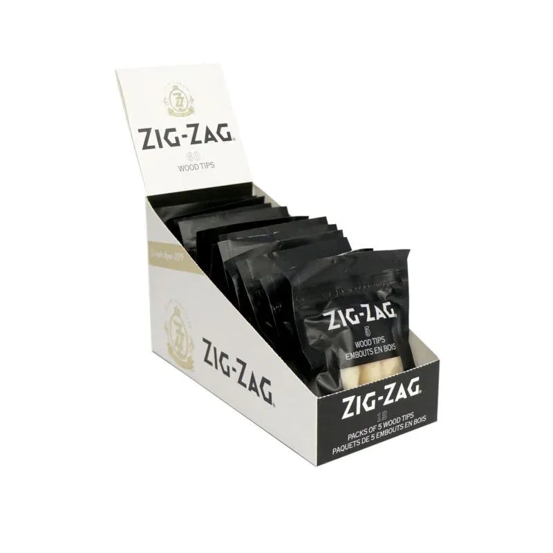 Zig Zag Wood Tips (5 Per Pack) - Image 2