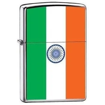 Zippo Lighter - Flag of India