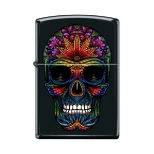 Zippo Lighter - Tropical Sugar Skull