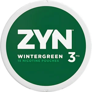 ZYN Wintergreen | 3mg Nicotine, 15 Pouches